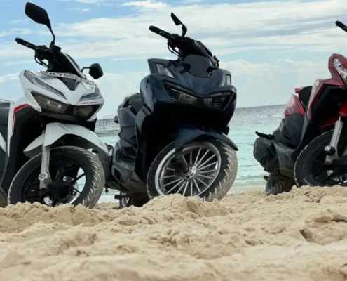 Motorbike scooter rental Zanzibar